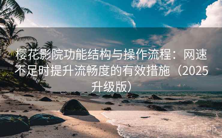 樱花影院功能结构与操作流程：网速不足时提升流畅度的有效措施（2025升级版）