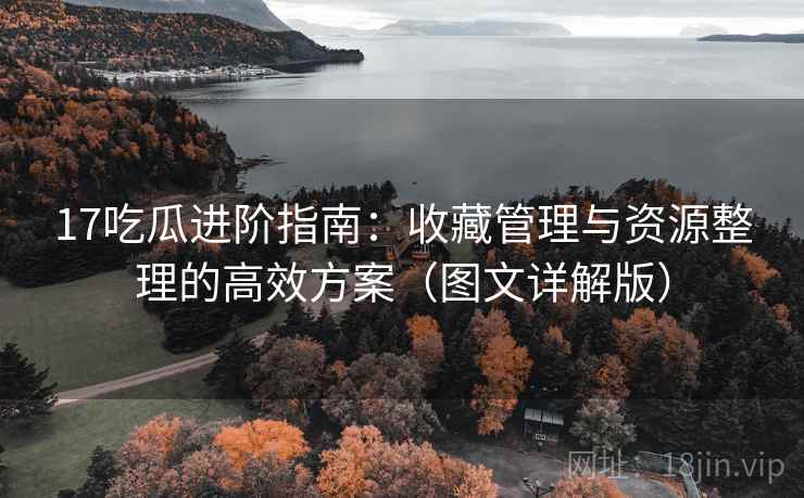 17吃瓜进阶指南：收藏管理与资源整理的高效方案（图文详解版）