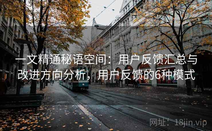 一文精通秘语空间：用户反馈汇总与改进方向分析，用户反馈的6种模式