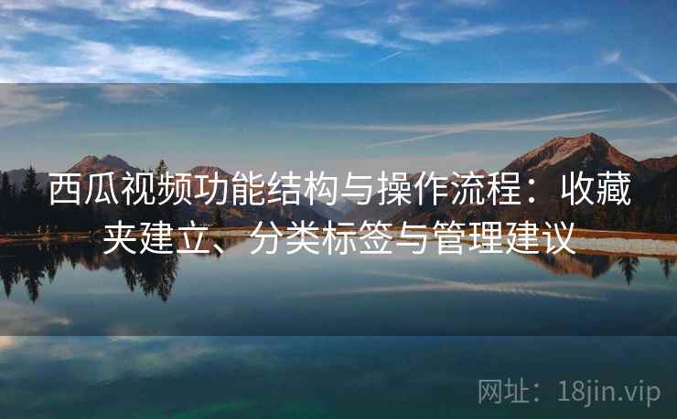 西瓜视频功能结构与操作流程：收藏夹建立、分类标签与管理建议